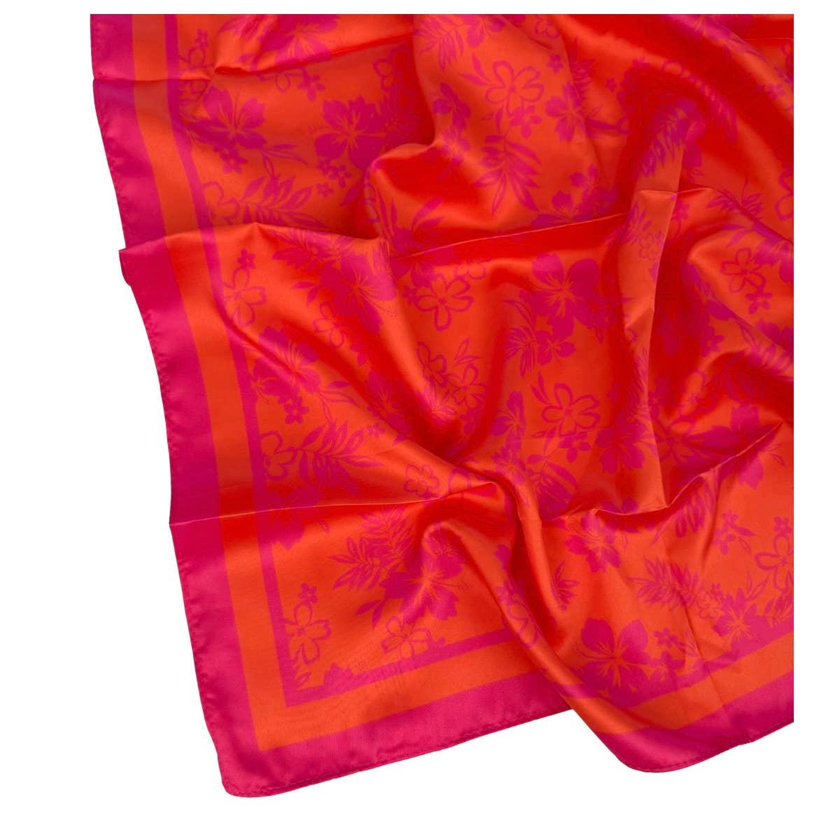 Flower Print Bandana Scarf