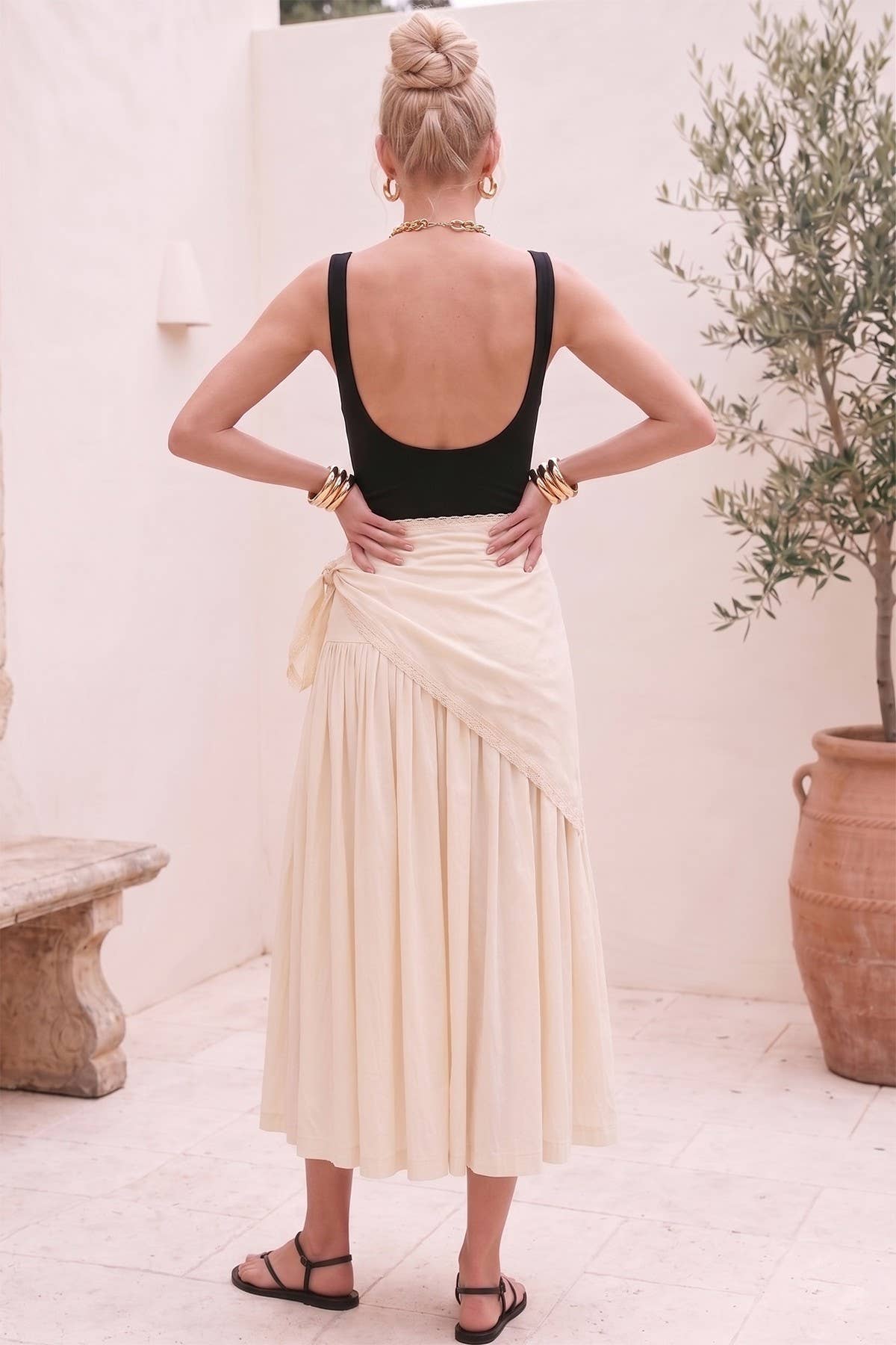 Solace Side Tie Skirt