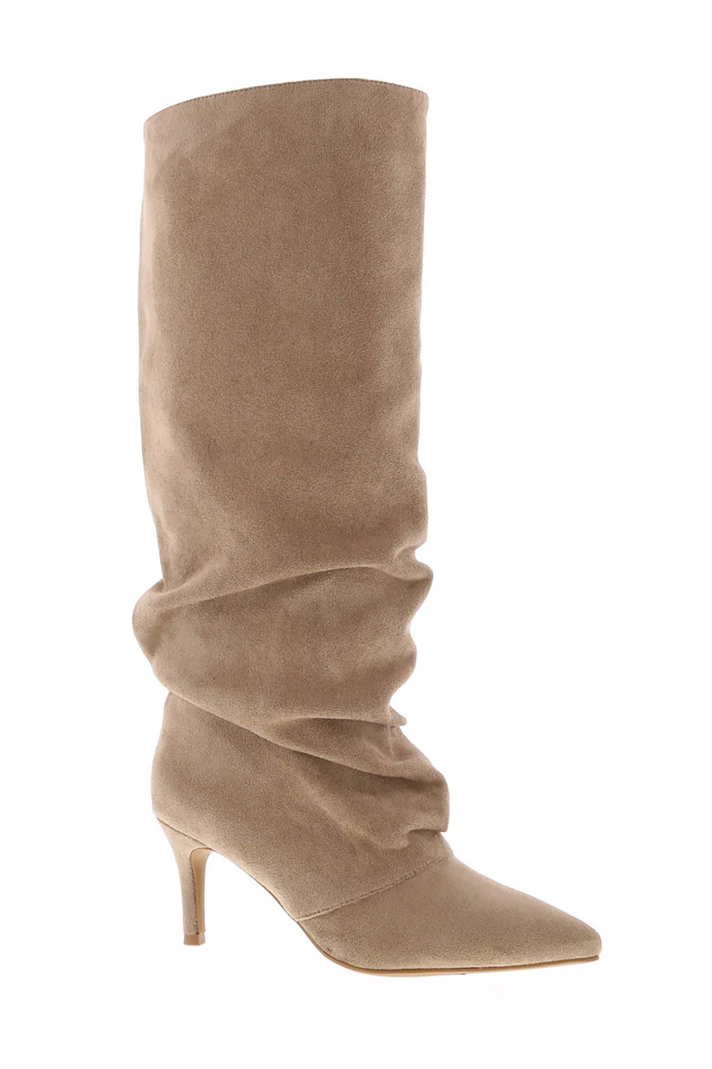 Gina Slouchy Suede Tall Boots