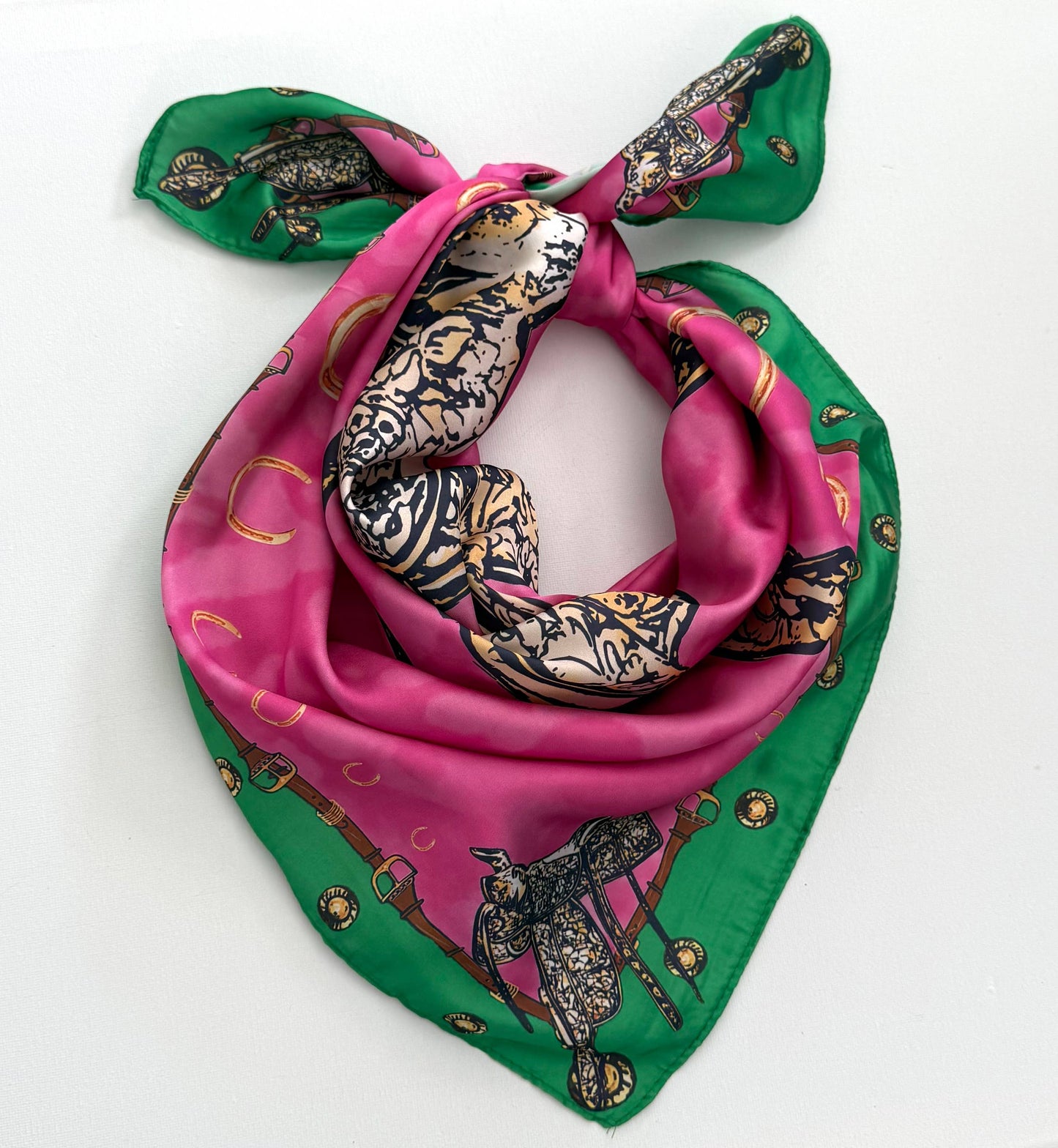 Western Bandana Scarf Pink