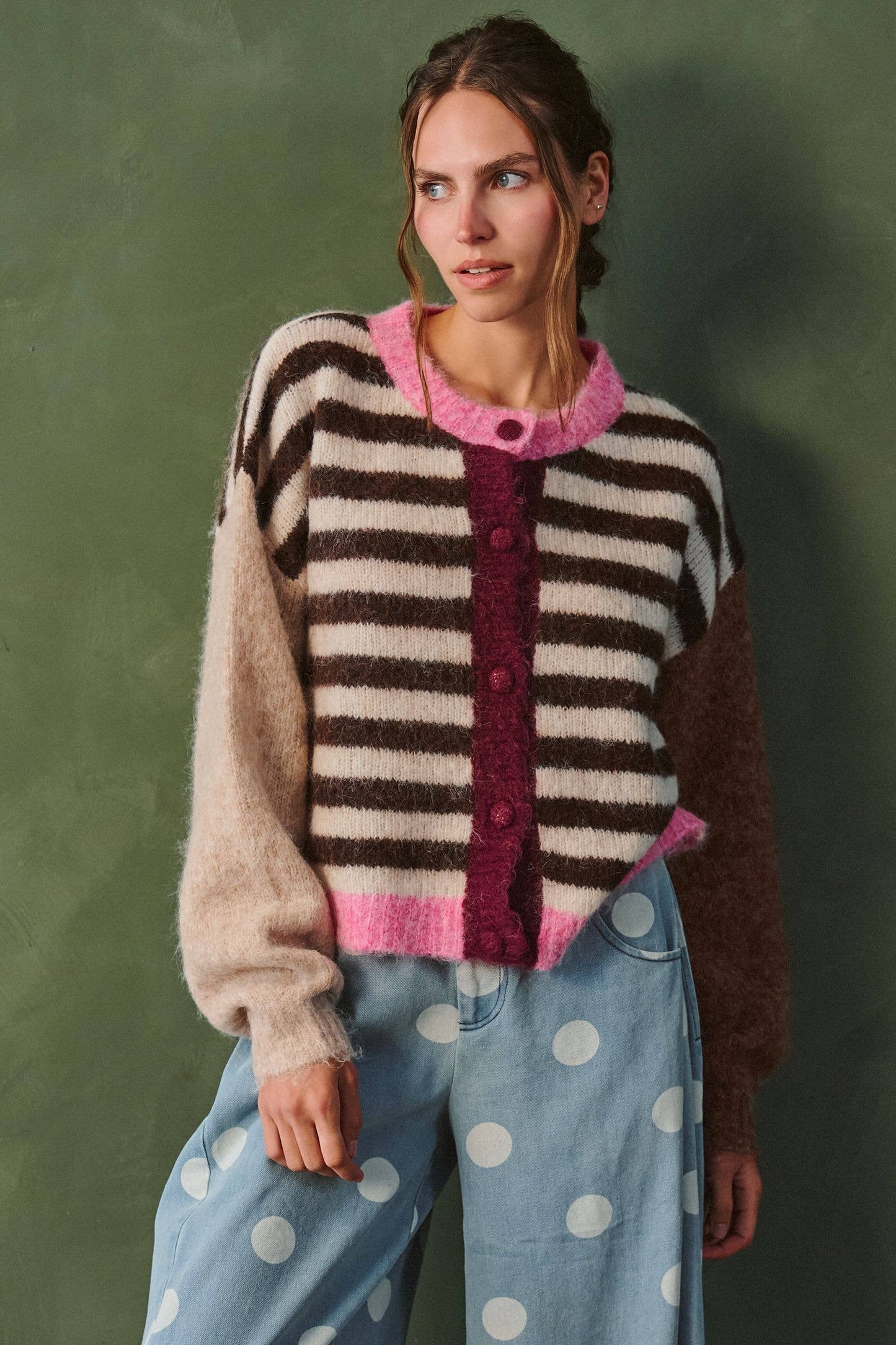 Kiera Color Pop Cardigan