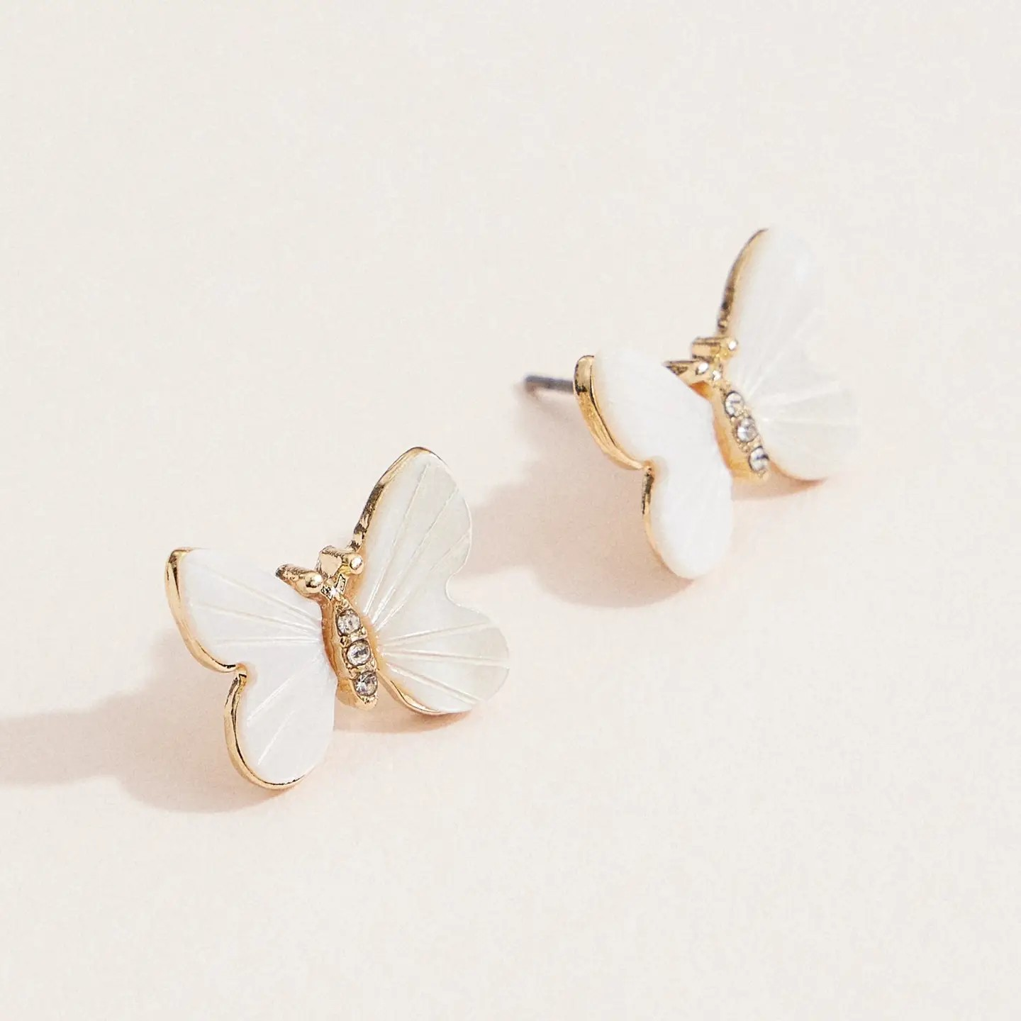 Butterfly Mother of Pearl Earrings