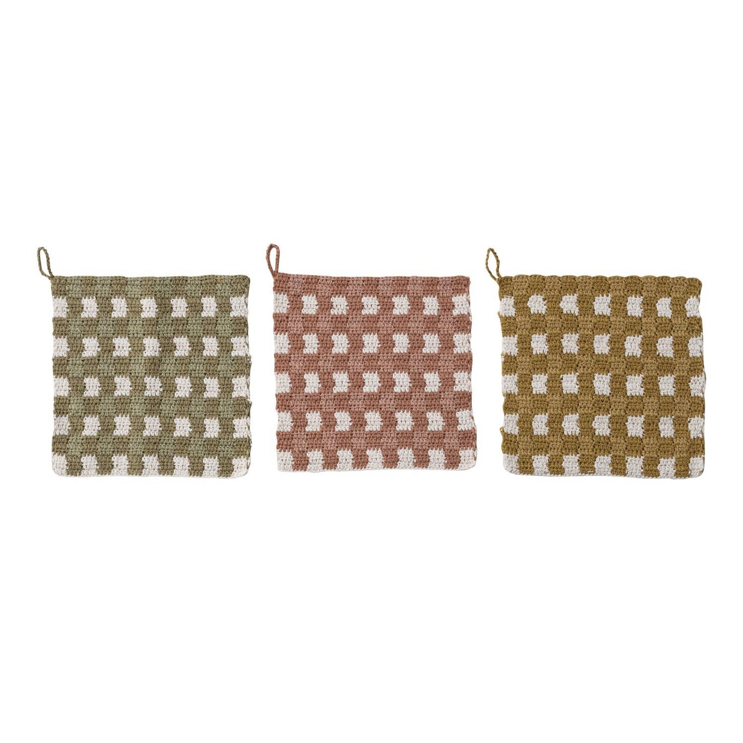 Cotton Crocheted Pot Holder