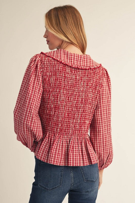 Basel Gingham Blouse