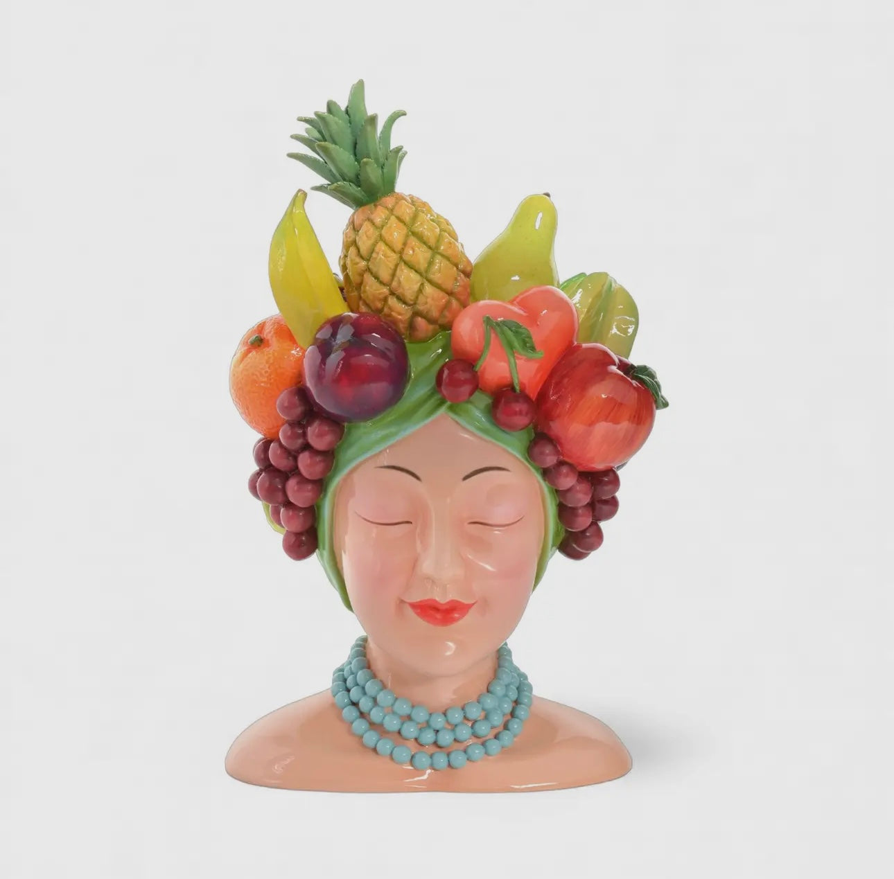 Fruit Lady Head Vase