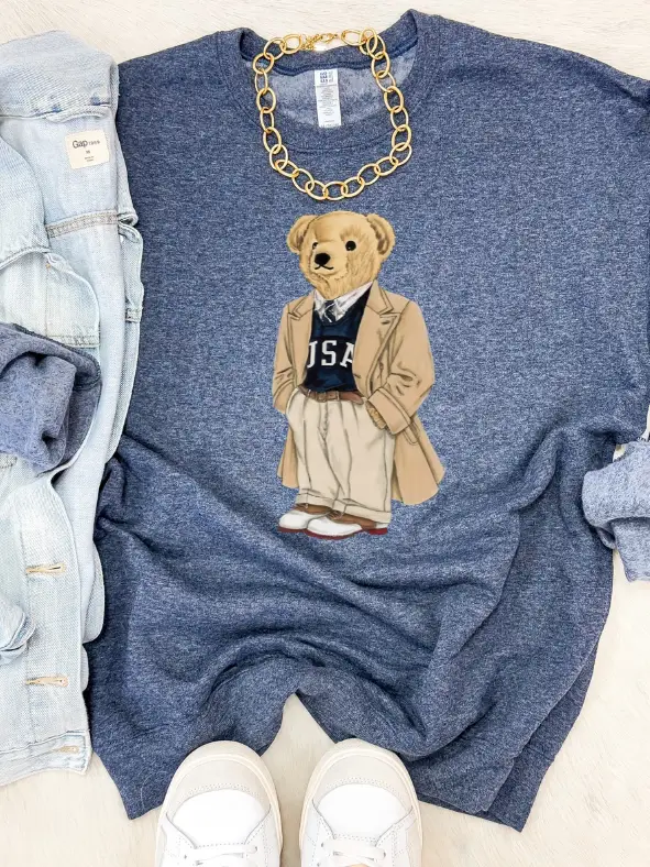 USA Bear Sweatshirt