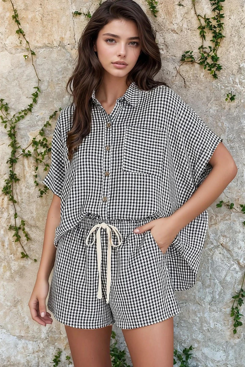 Gingham Checker Set