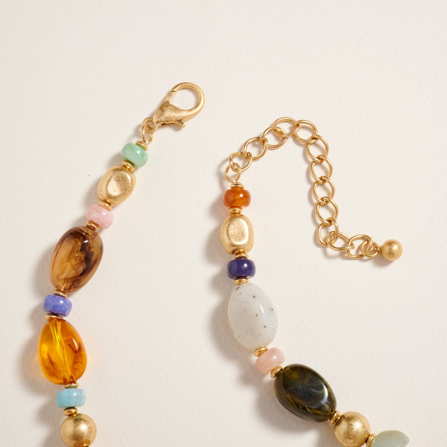 Natural Mixed Marbled Ombre Necklace