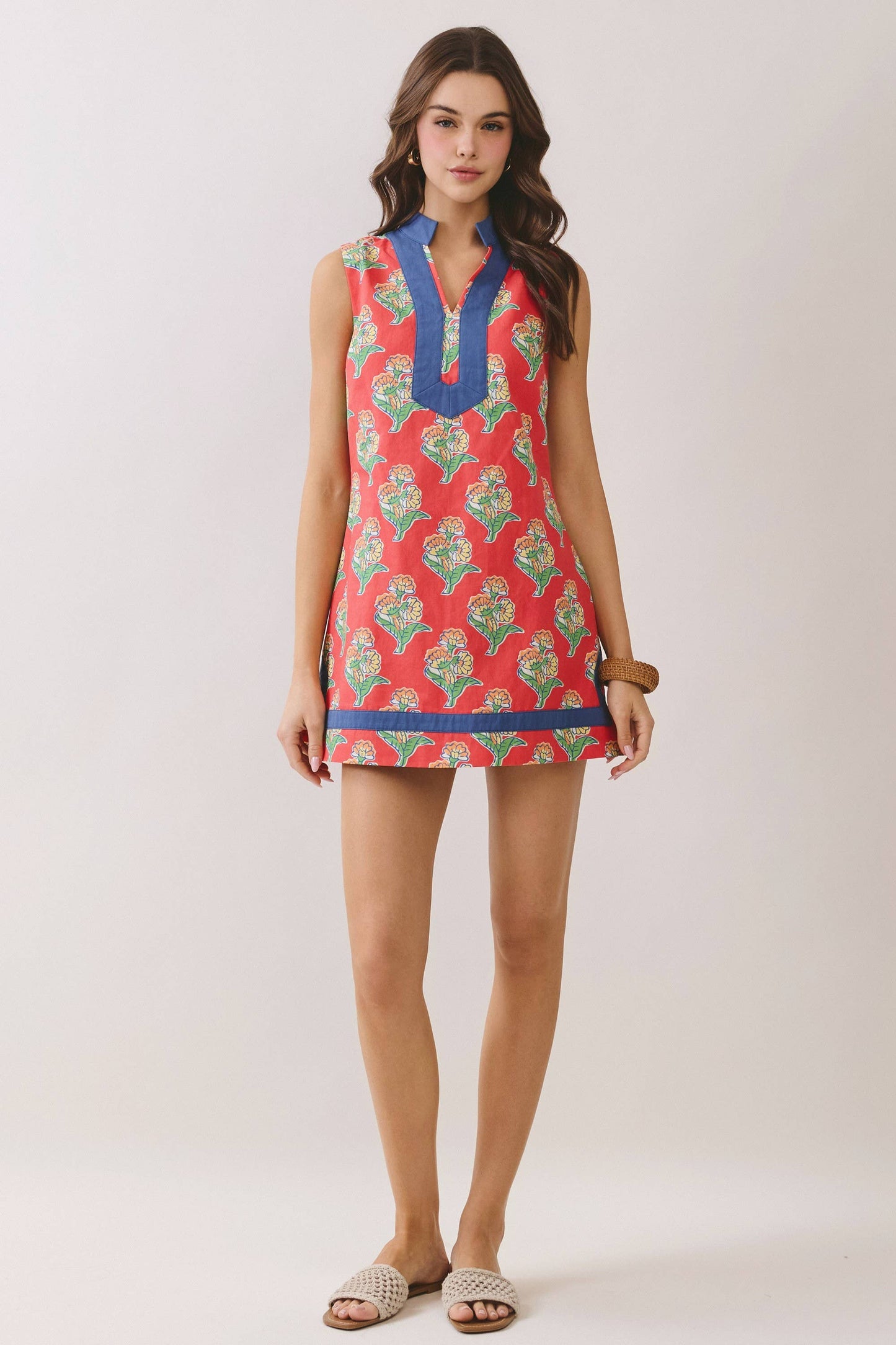 Selene Block Print Dress