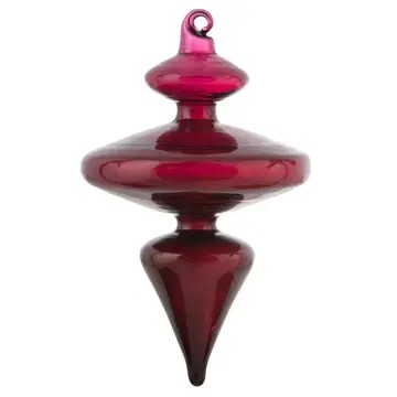 Transparent Glass Finial