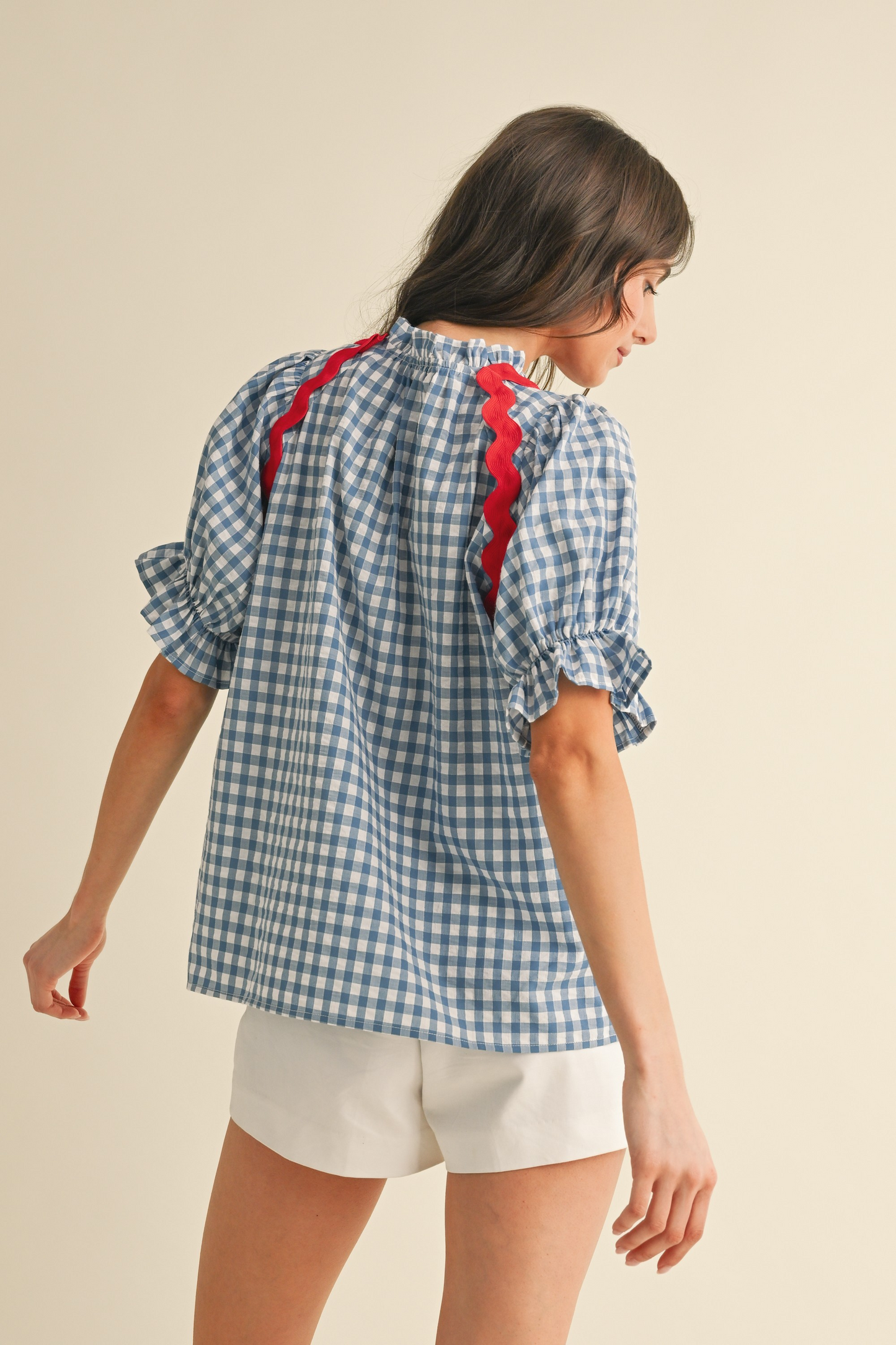 Alani Gingham Blouse