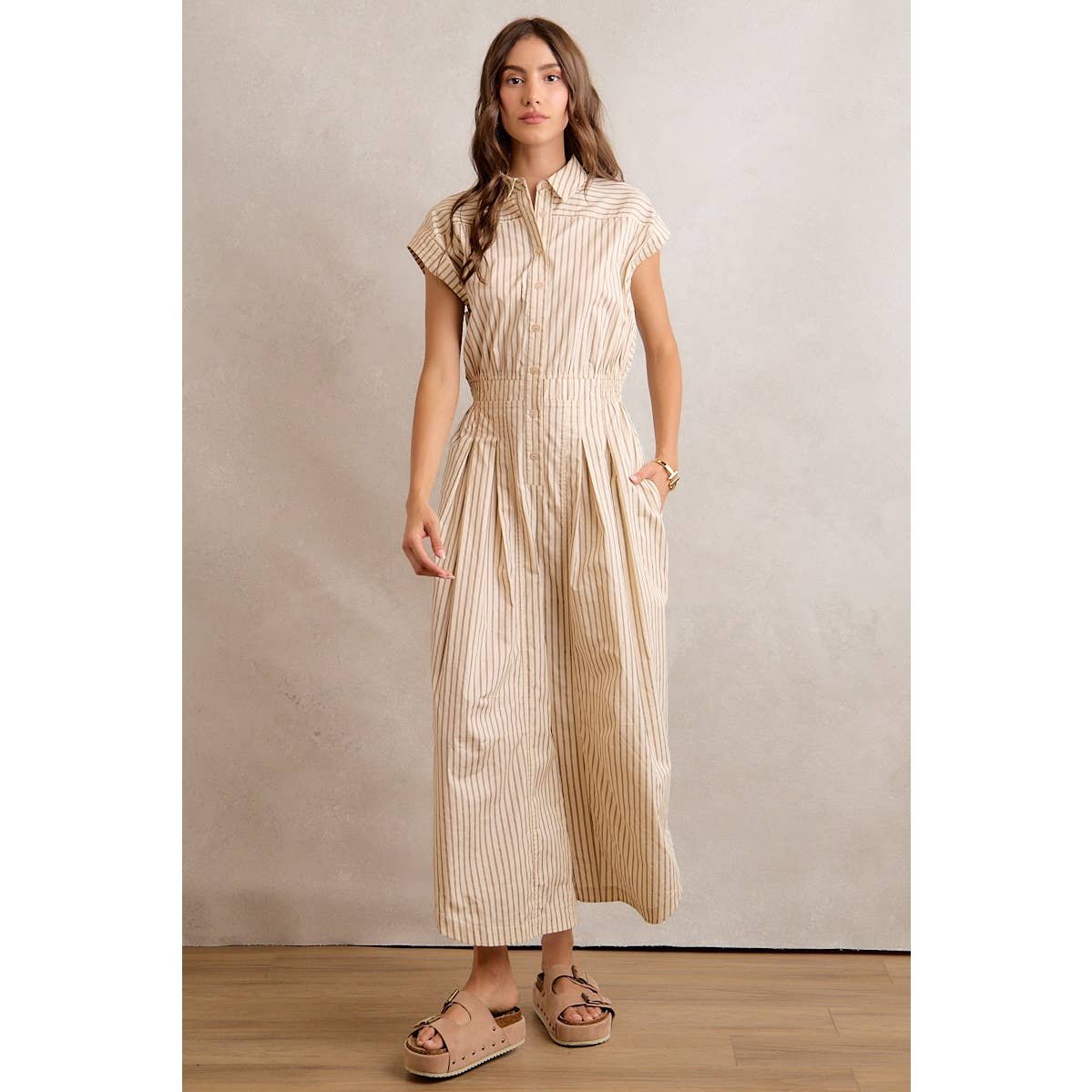 Helga Stripe Jumpsuit