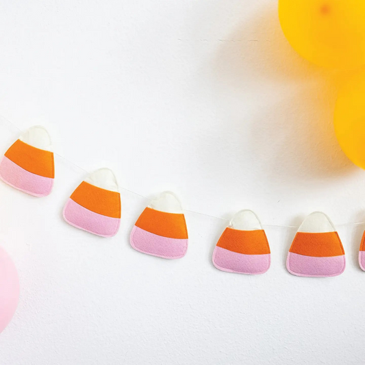 Puffy Candy Corn Banner