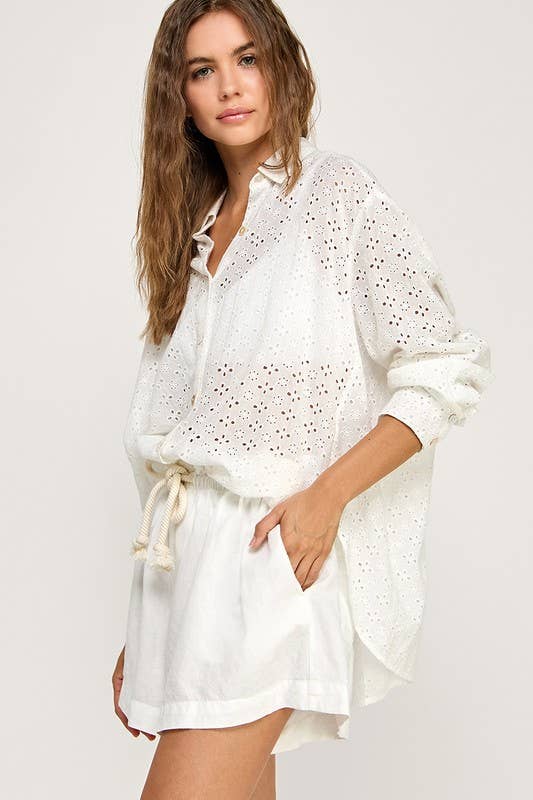 Dede Eyelet Blouse