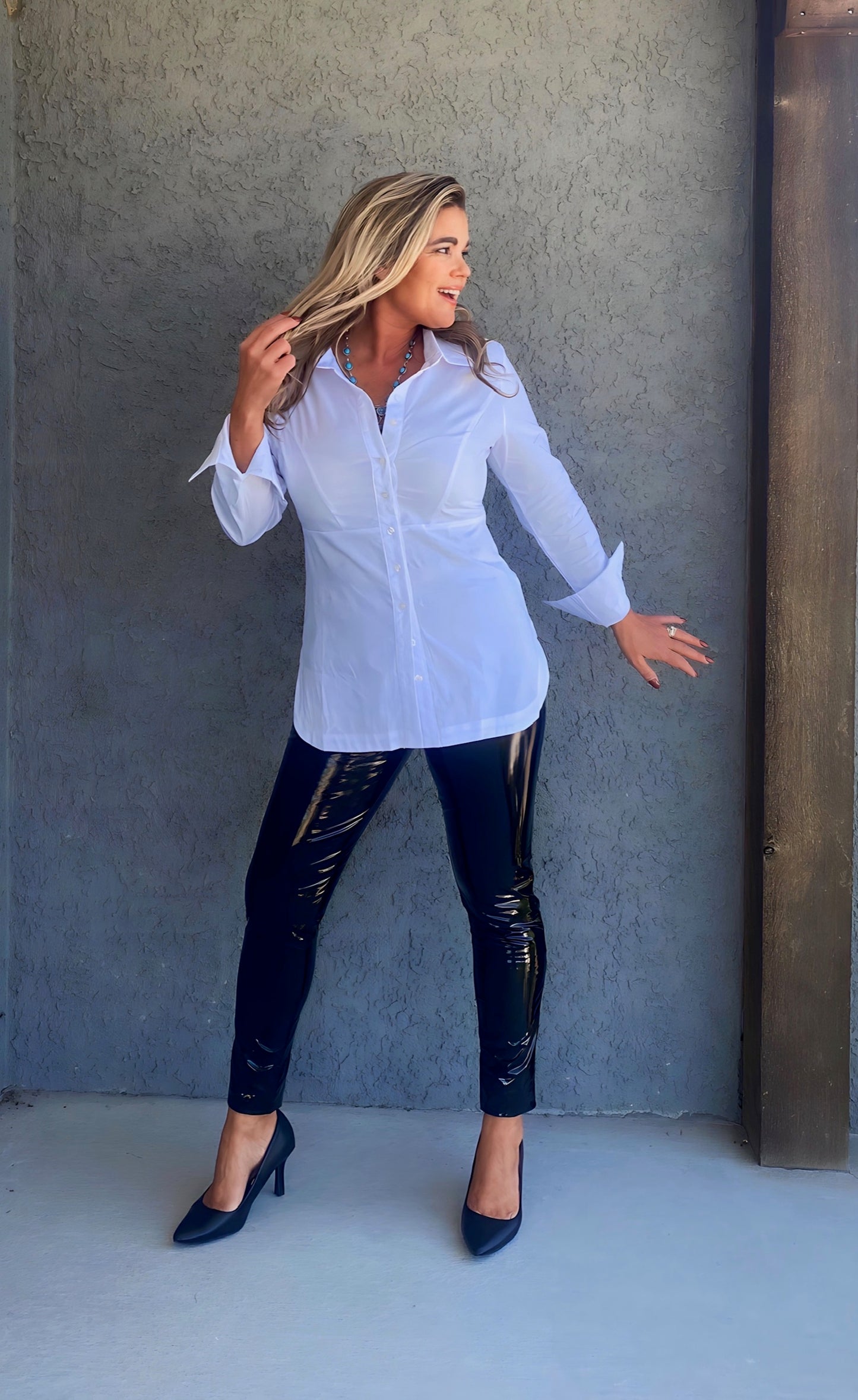 Serena Patent Leggings