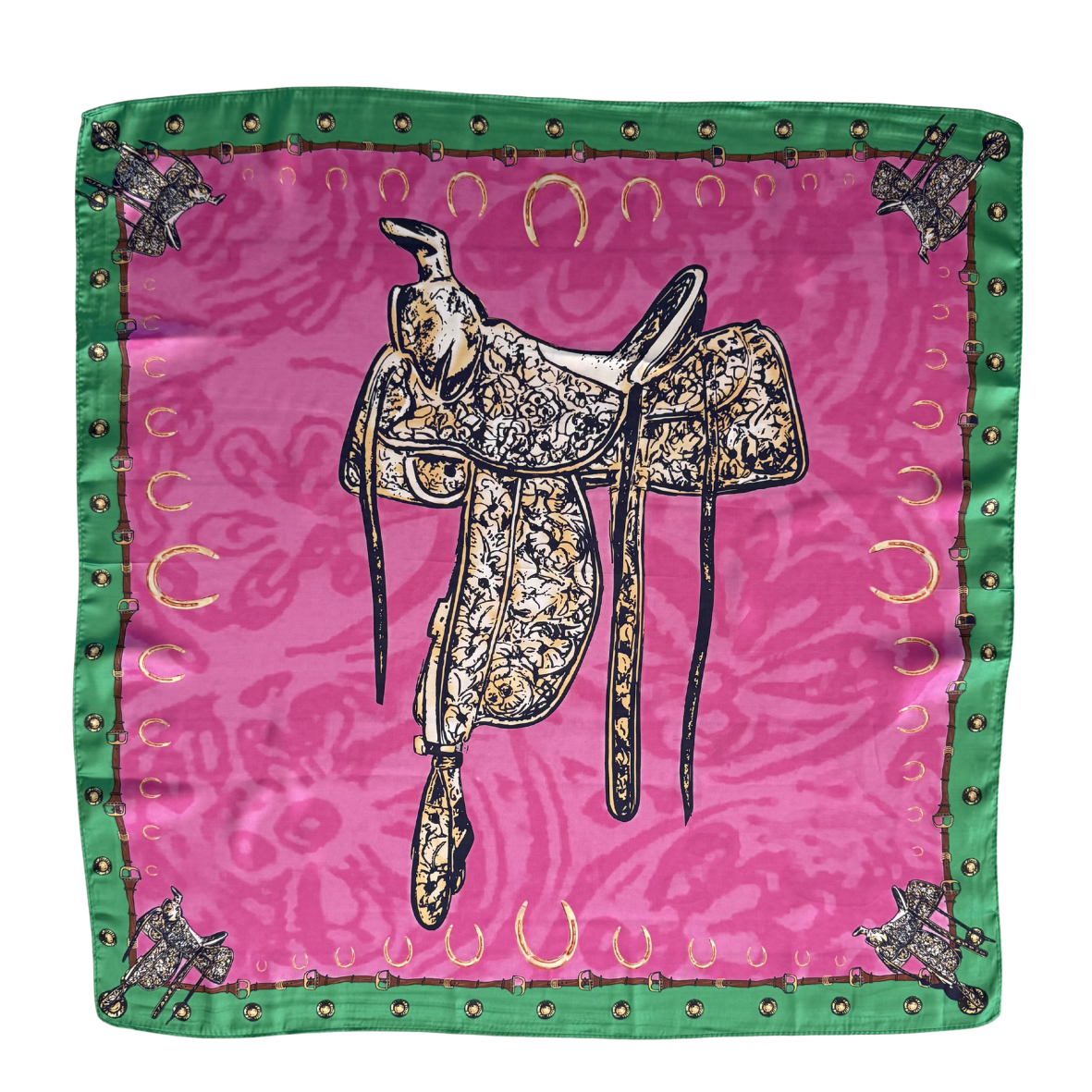 Western Bandana Scarf Pink