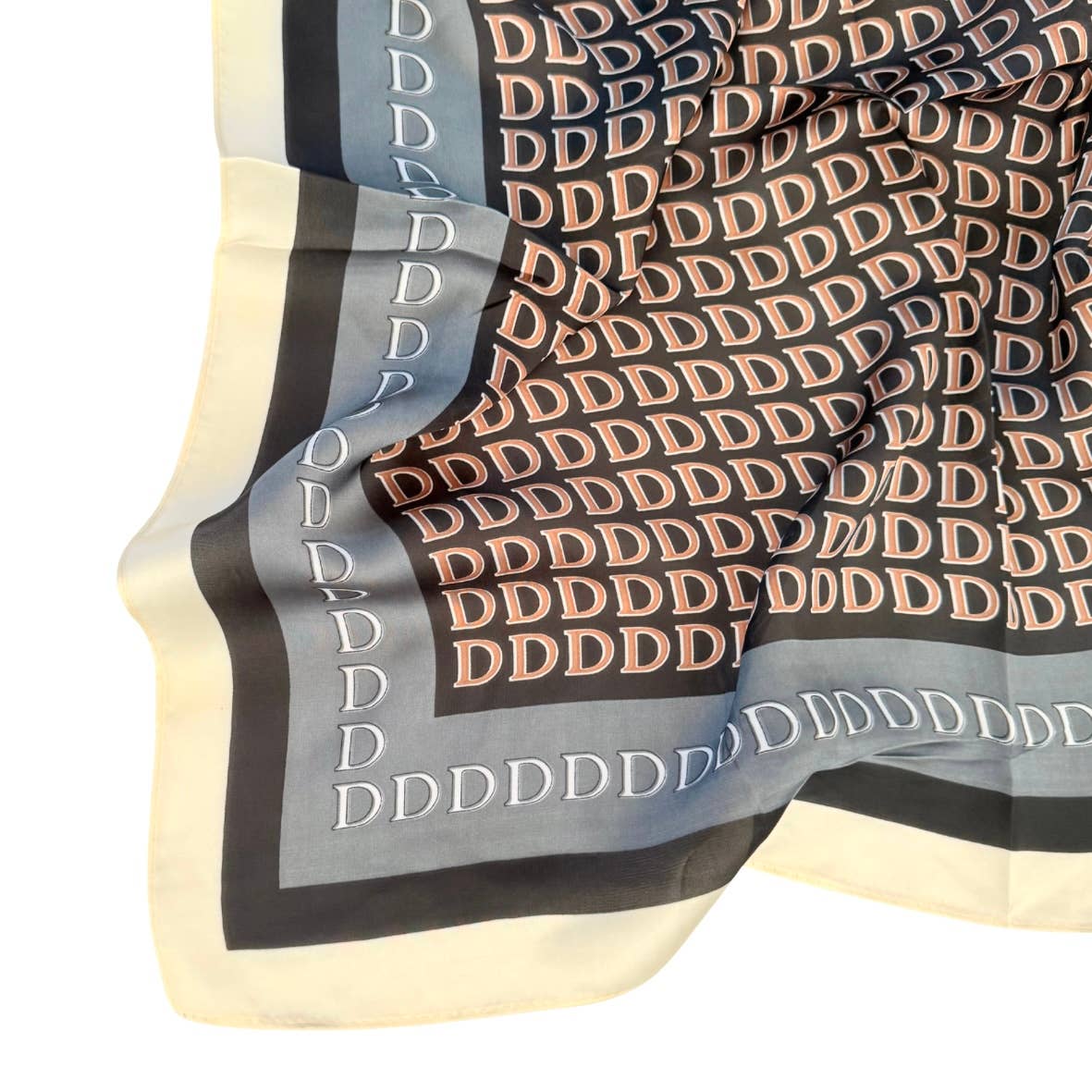 Elegant Scarf Letter Print