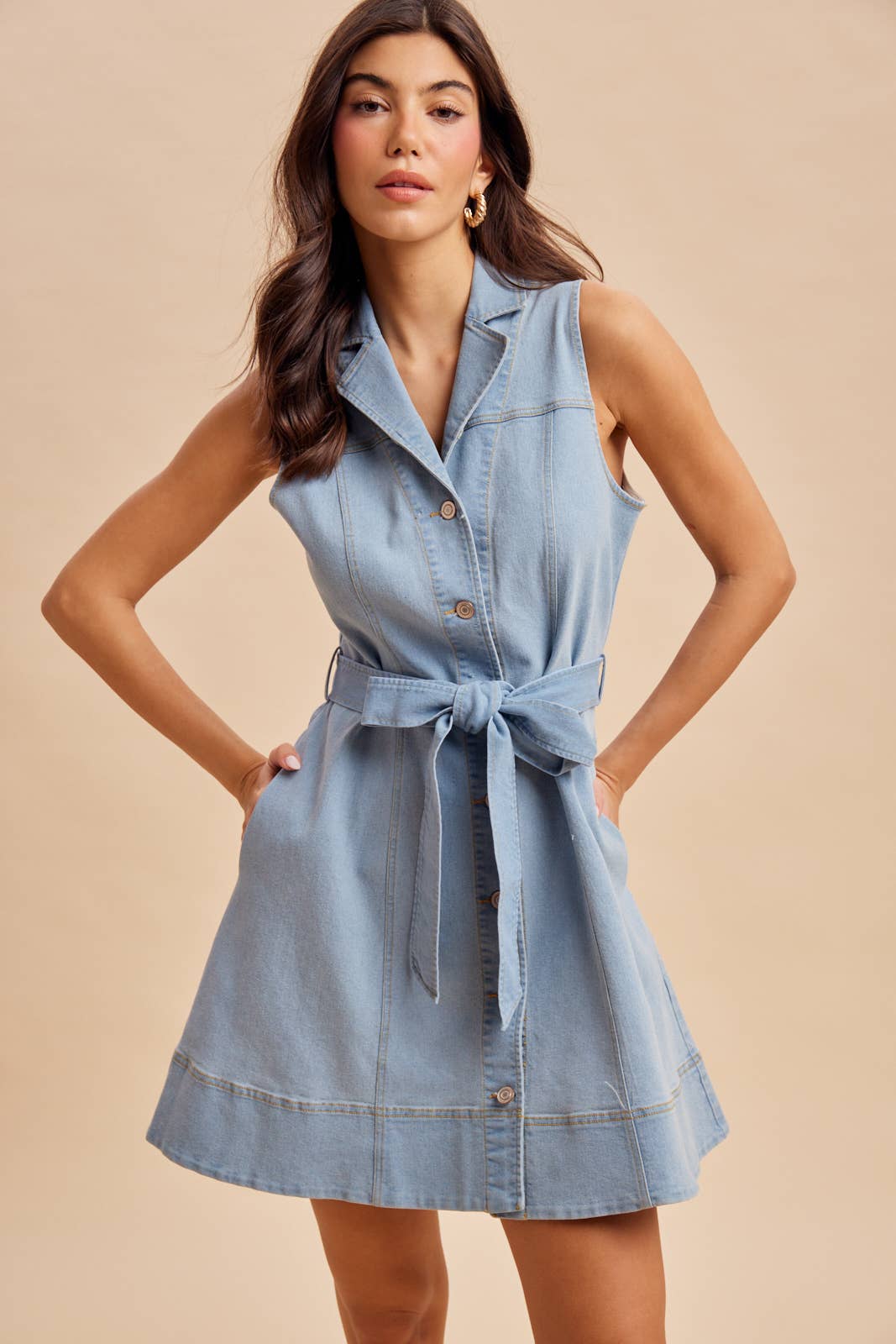 Sophie Denim Mini Dress