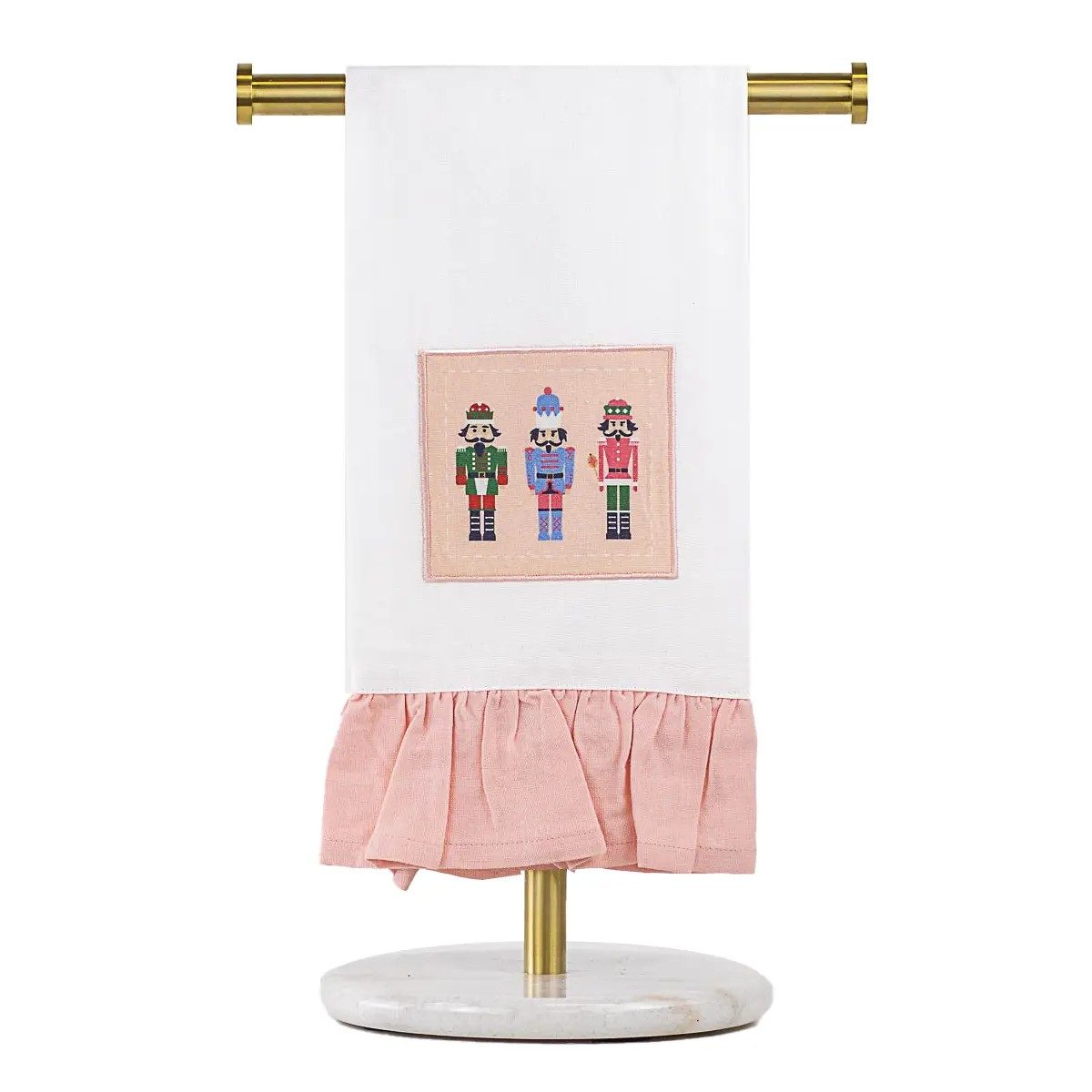 Nutcracker Ruffle Hand Towel