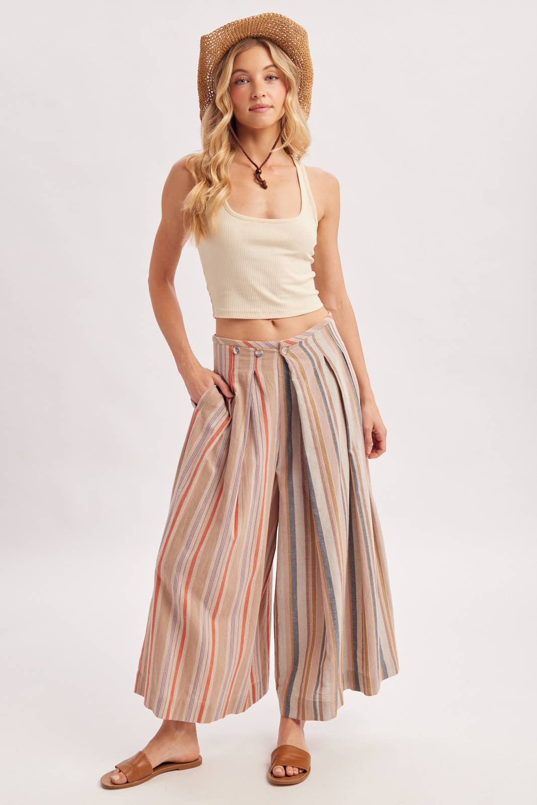 Kai Striped Culotte