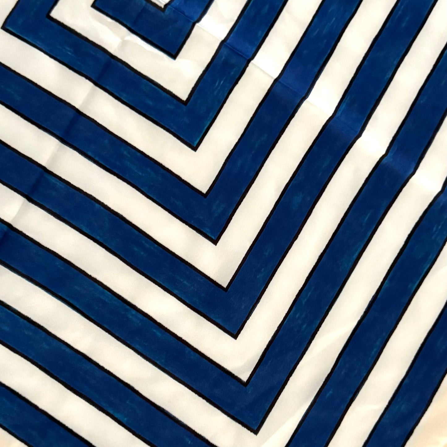 Navy Stripes Scarf
