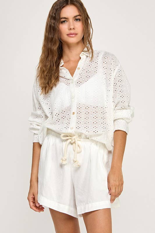 Dede Eyelet Blouse