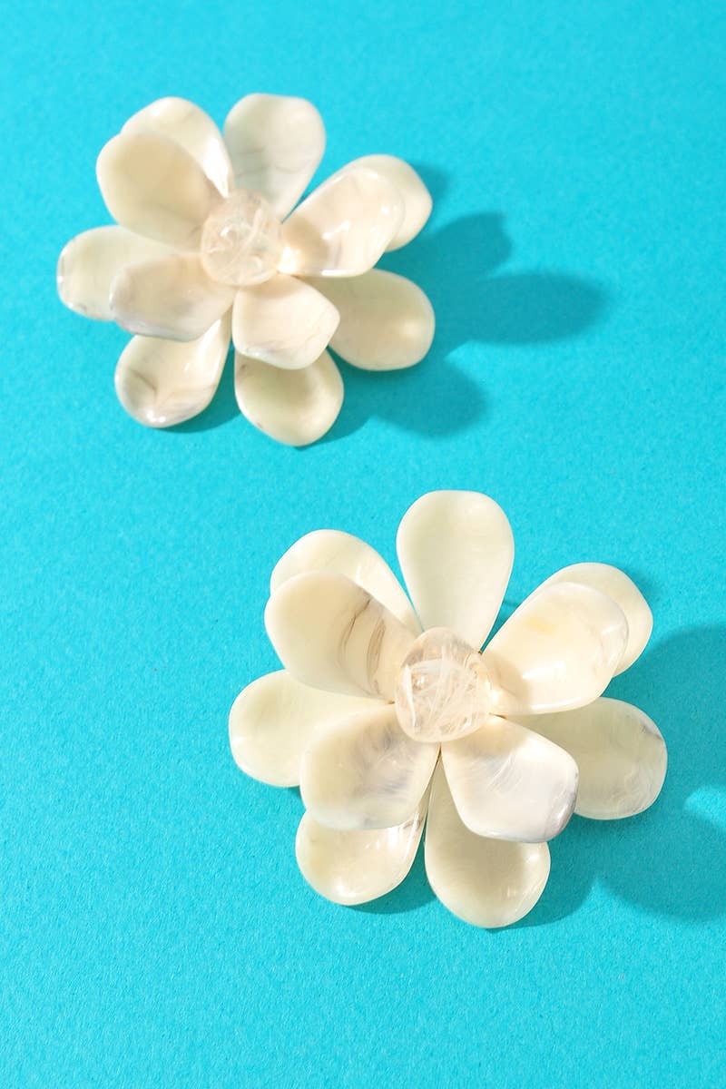 Bold Flower Studs
