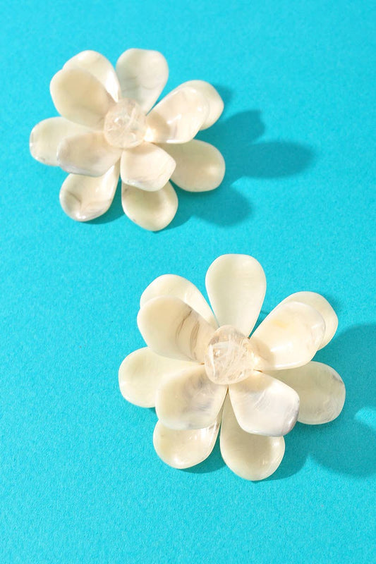 Bold Flower Studs