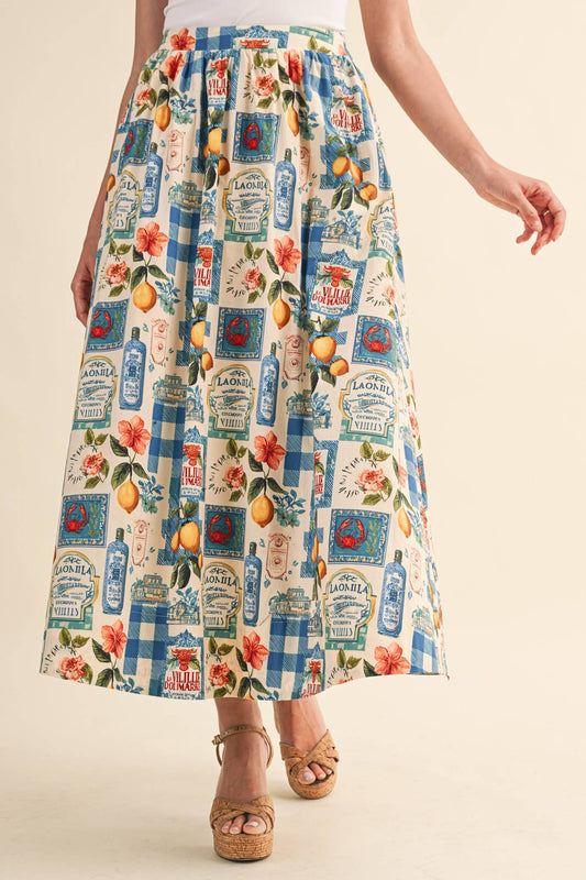 Farmer’s Market Midi Skirt