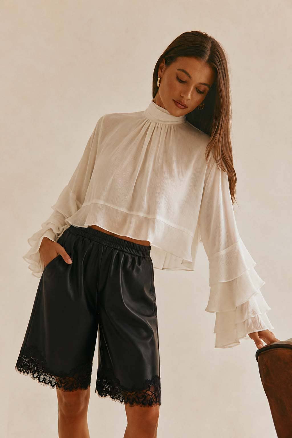 Jessa Ruffle Blouse