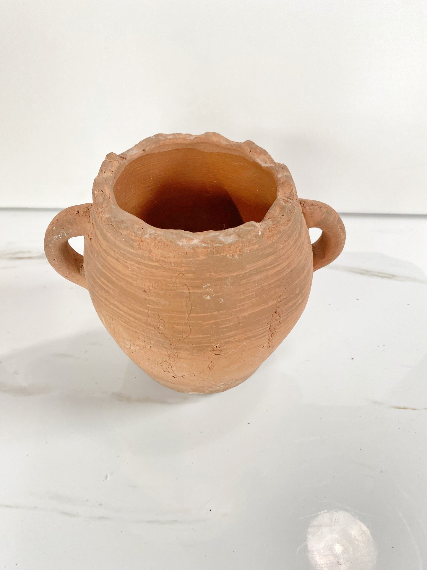 Small Handled Terracotta Pot