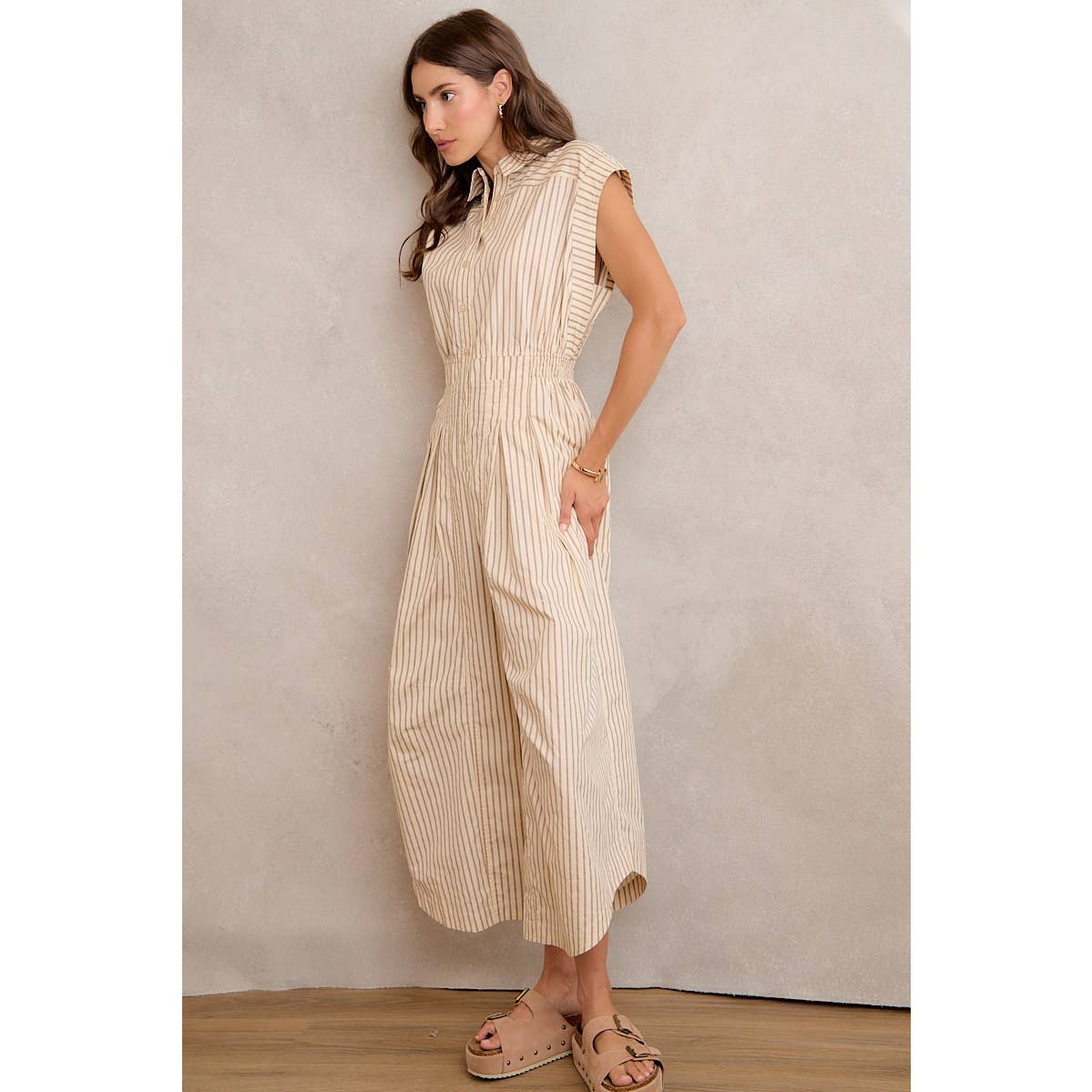 Helga Stripe Jumpsuit