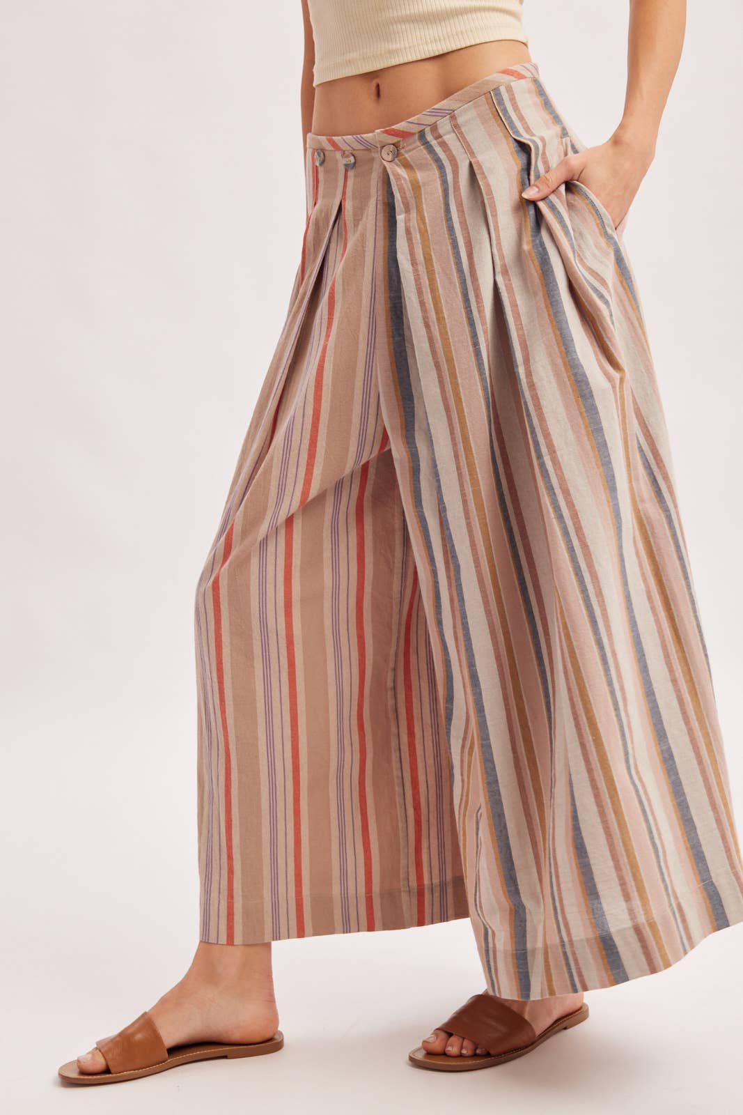 Kai Striped Culotte