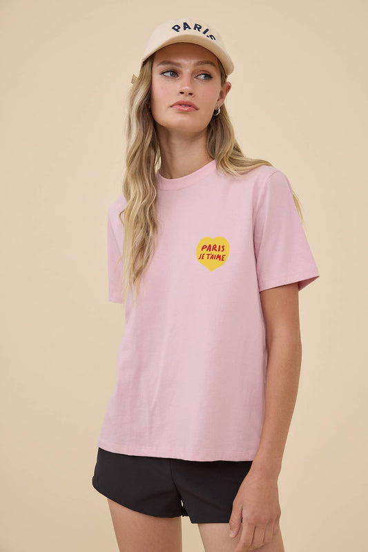 Paris Graphic Short Sleeve Tee