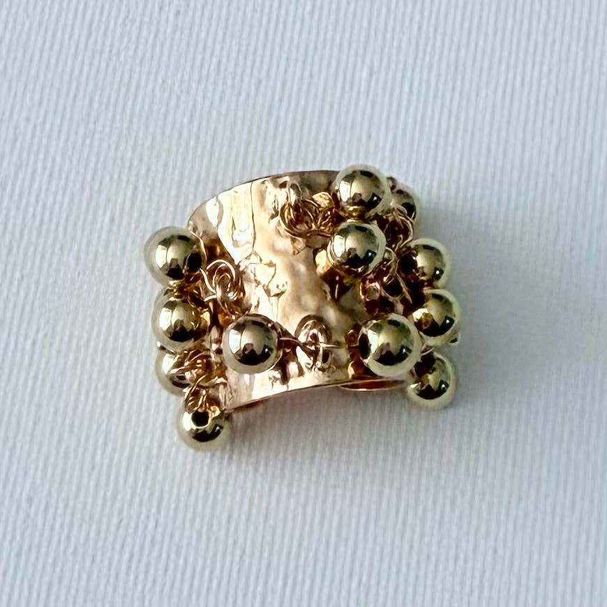 Gold Charm Ring