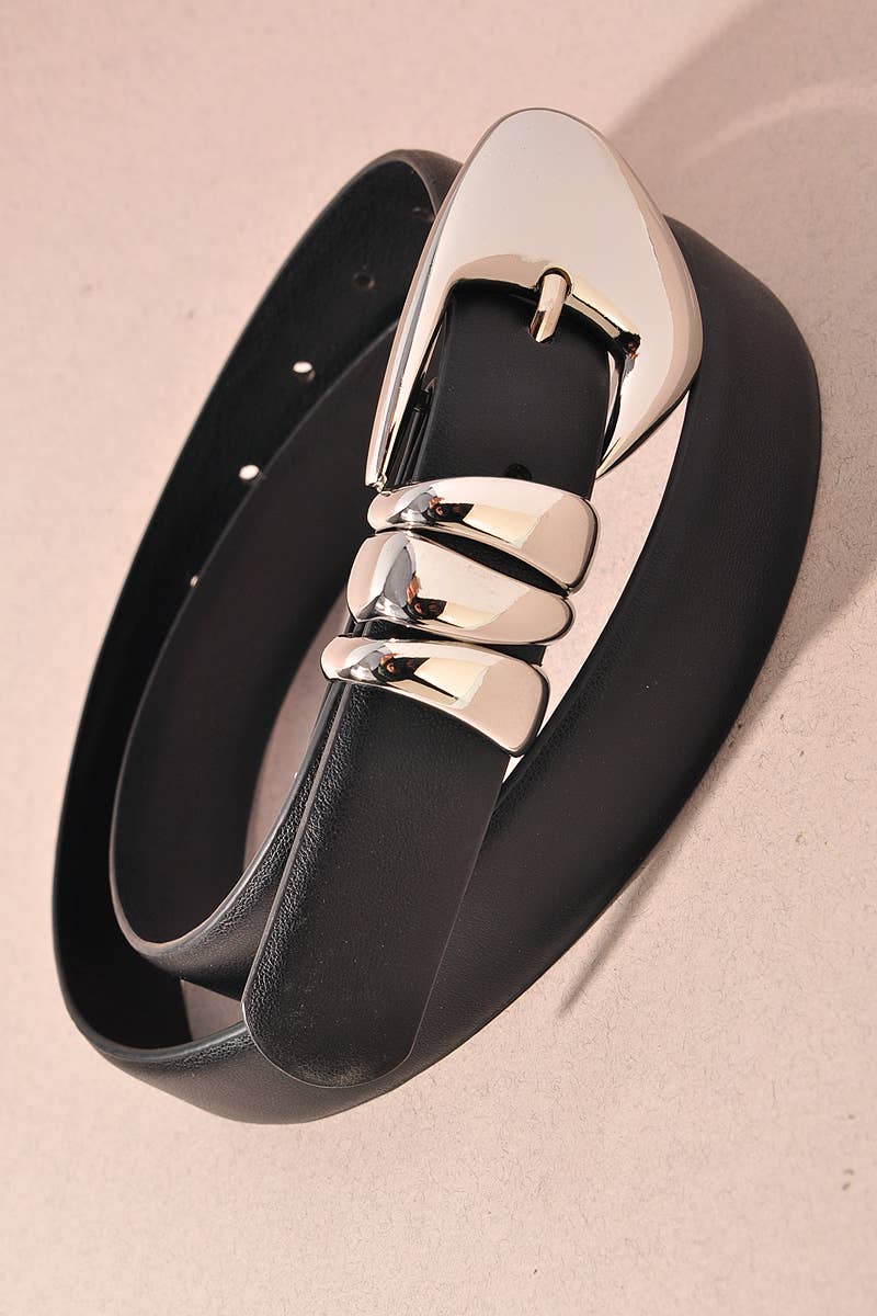 Shaped Fashion Metal Buckle Belt