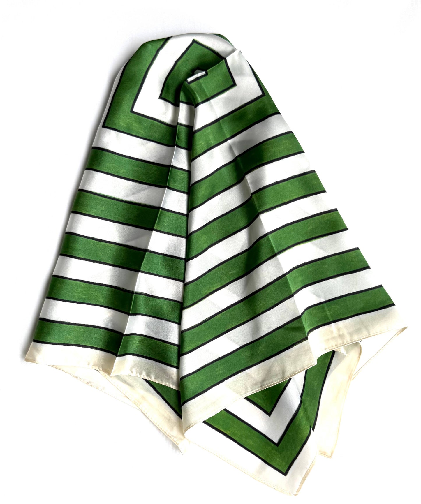 Scarf | Green Stripes