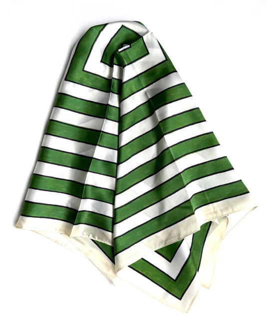 Scarf | Green Stripes