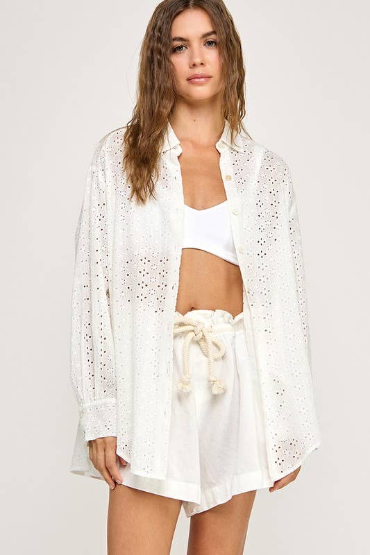 Dede Eyelet Blouse