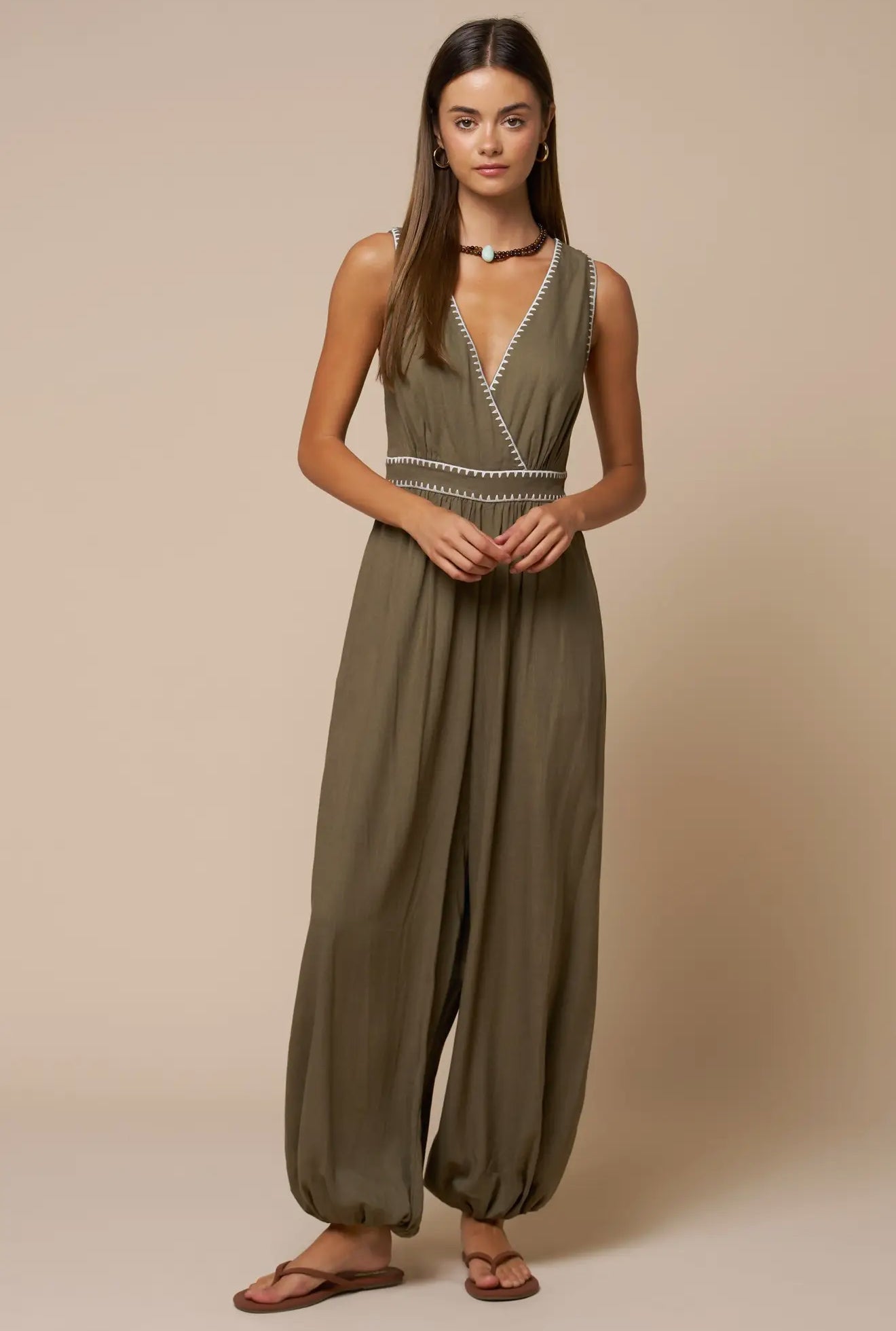 Helena Surplice Jumpsuit