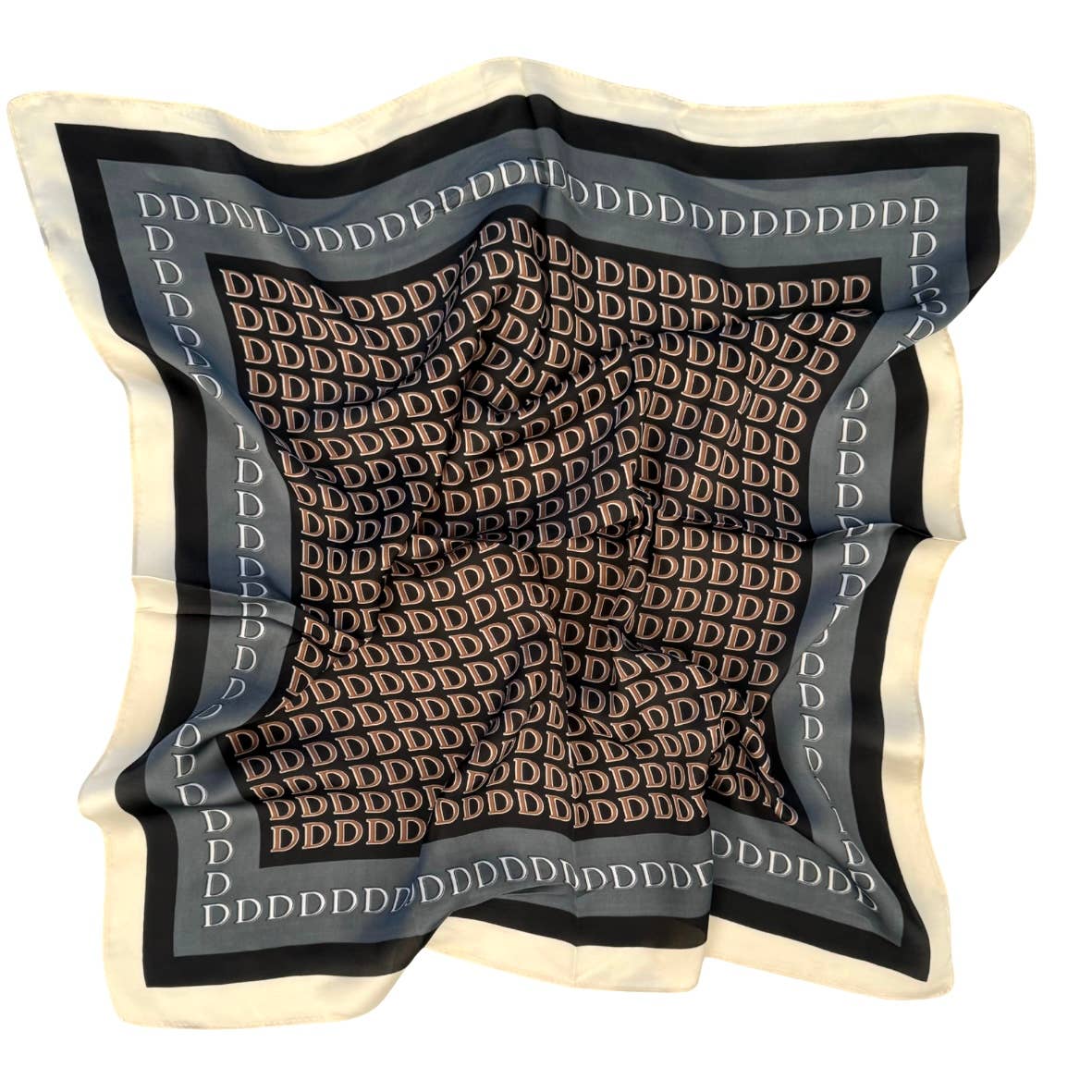 Elegant Scarf Letter Print