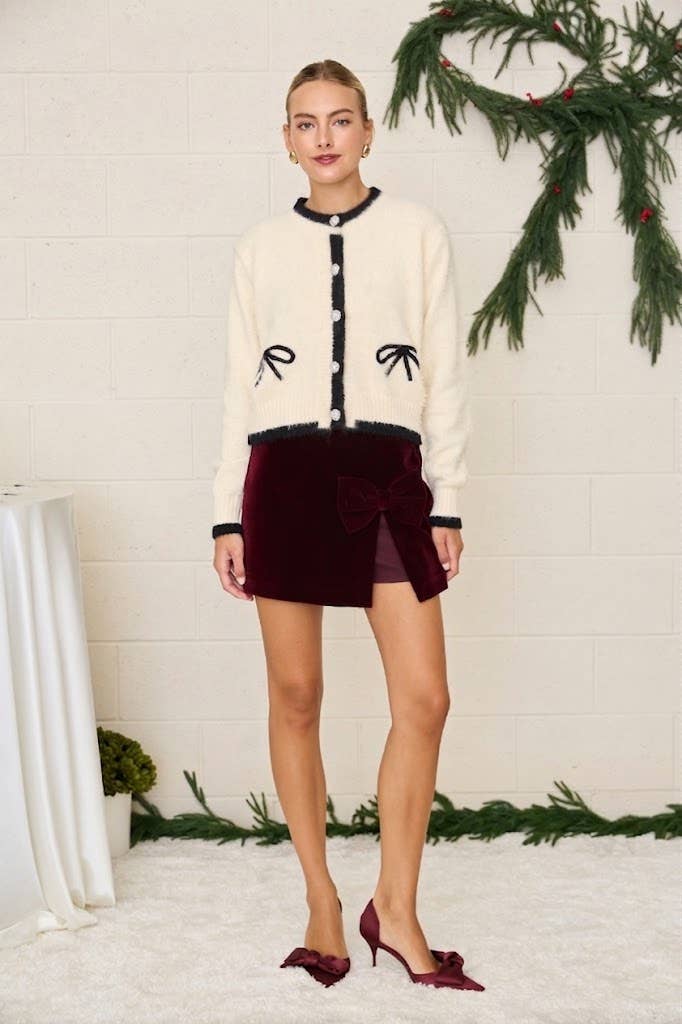 Eliza Bow Cardigan