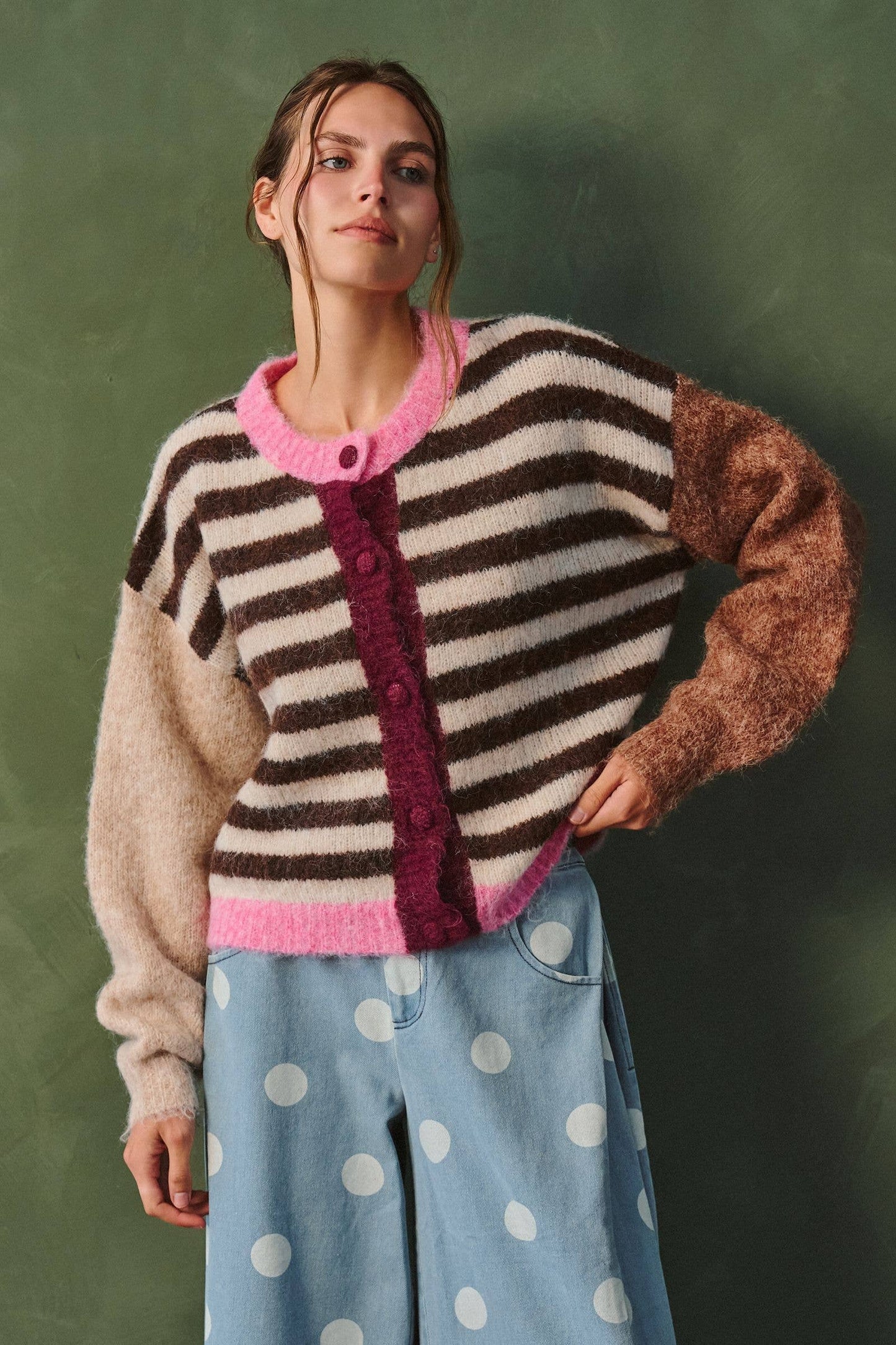 Kiera Color Pop Cardigan