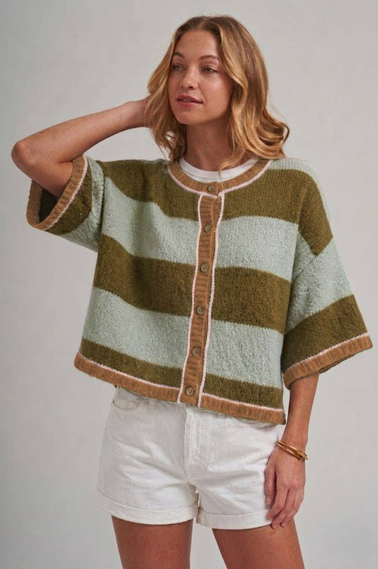 Jules Striped Block Sweater