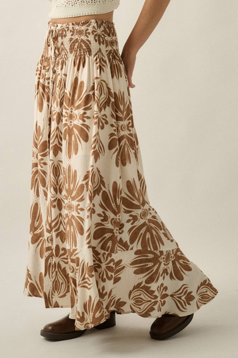 Isla Floral Maxi Skirt