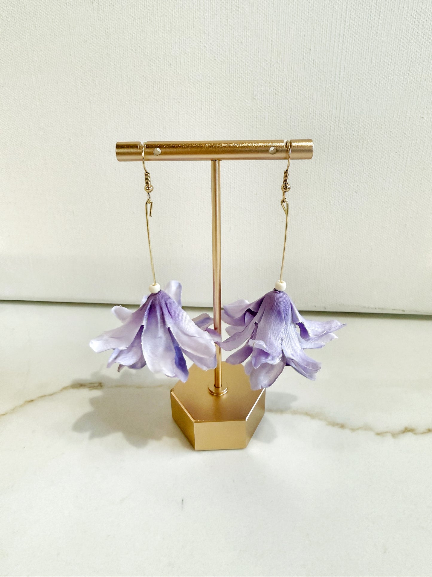 Lilac Floral Earrings