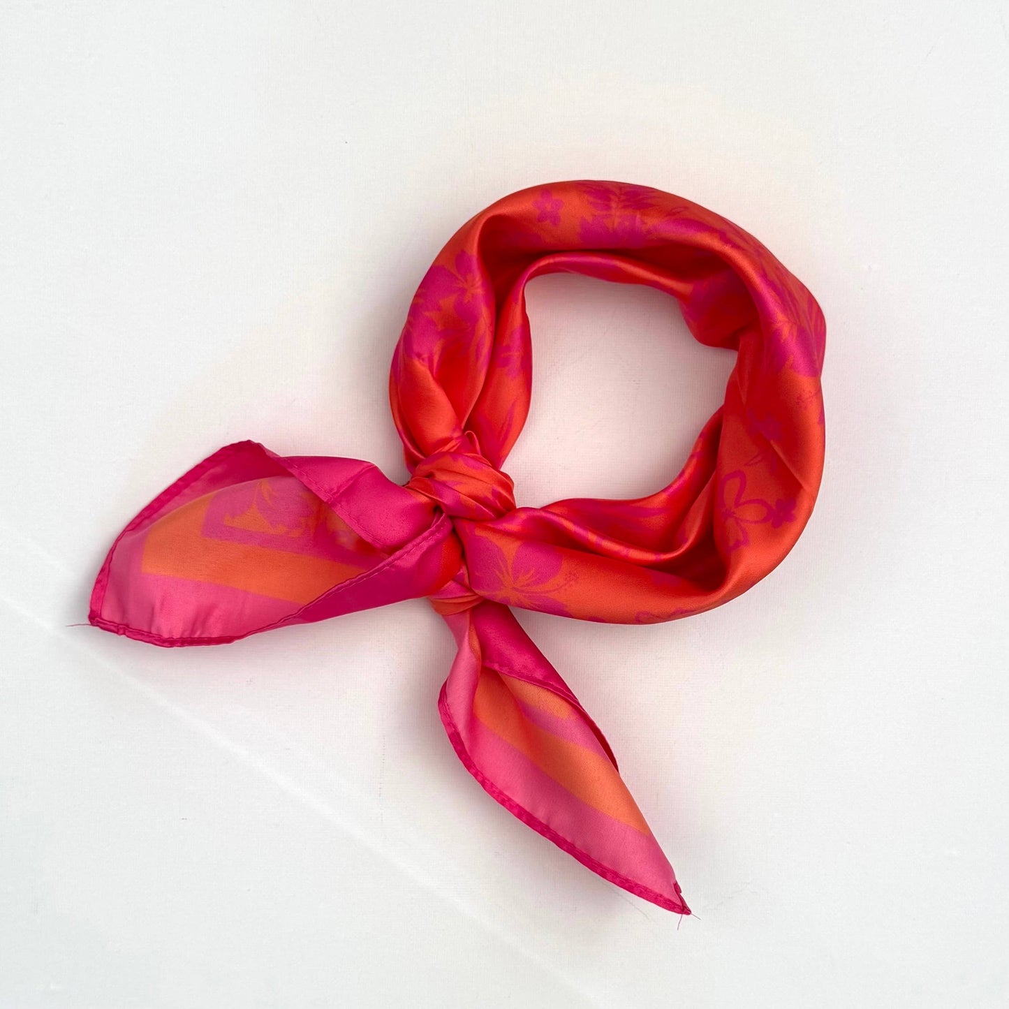 Flower Print Bandana Scarf