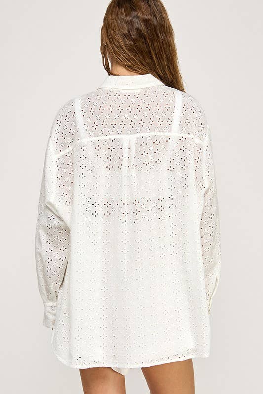 Dede Eyelet Blouse