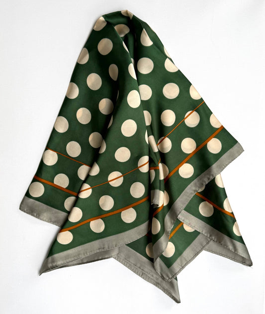 Neck Scarf | Oversized Polka Dots