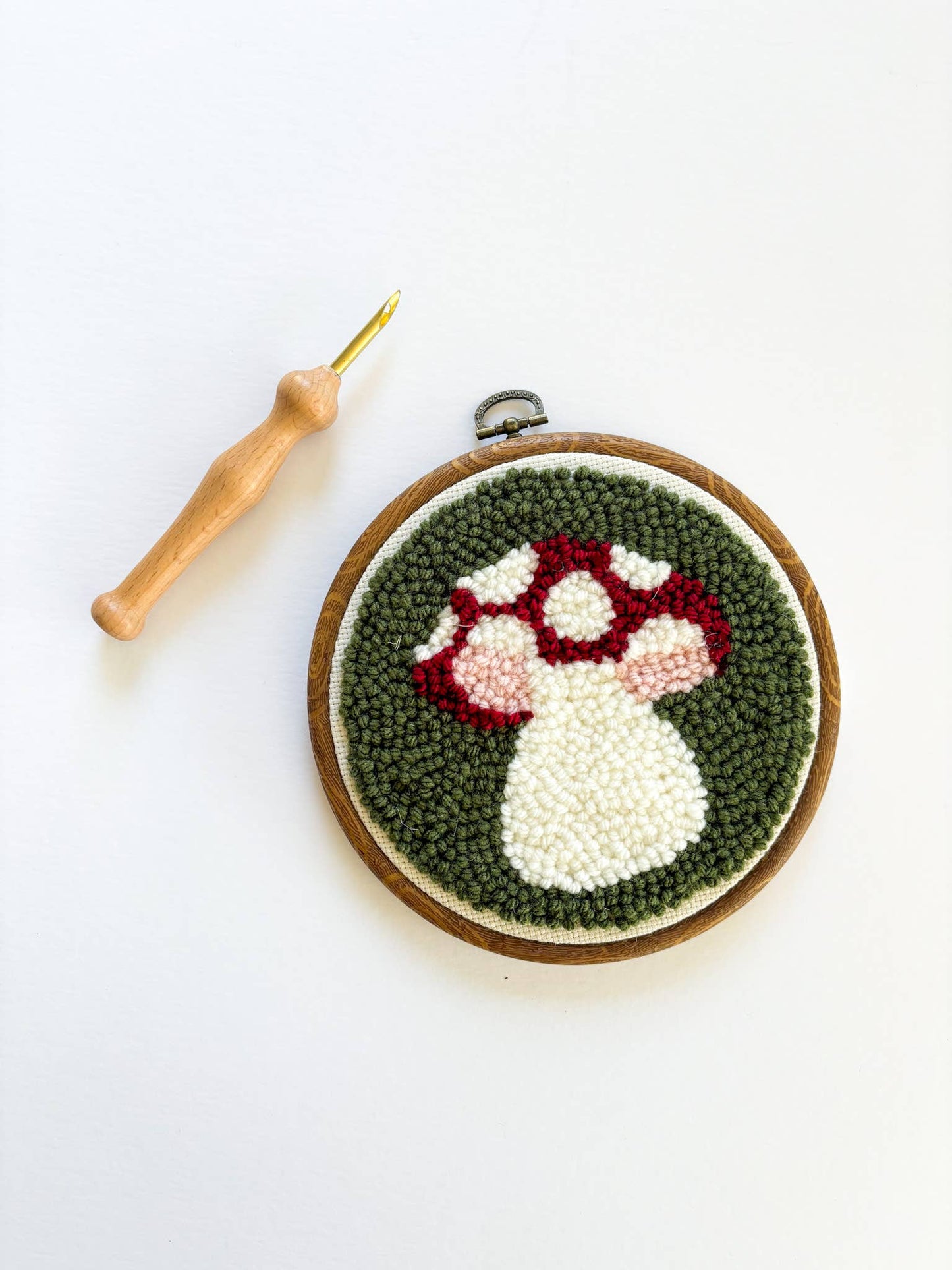 Mushroom Punch Needle Kit